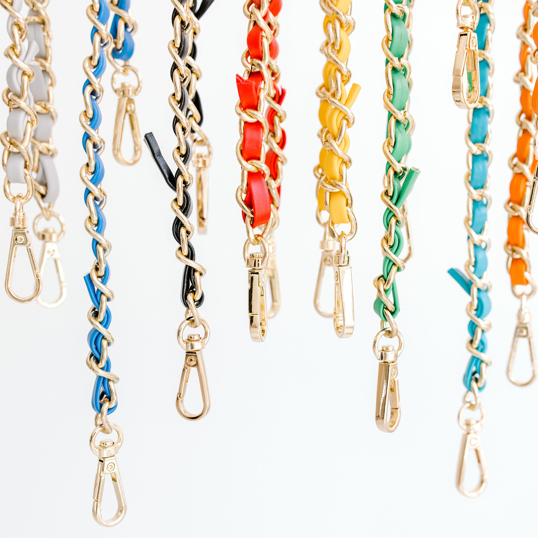 Chain Mail Strap in Orange