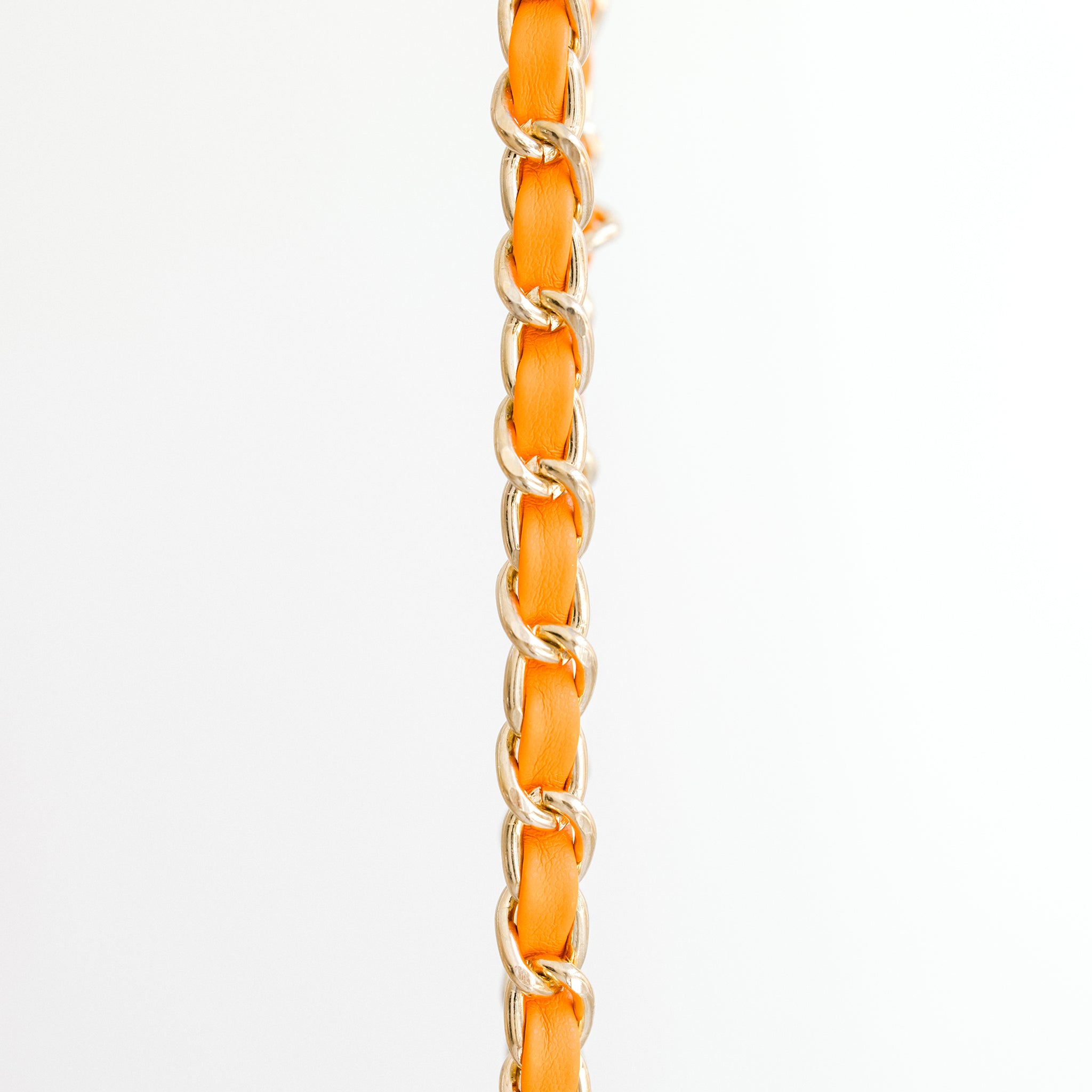 Chain Mail Strap in Orange