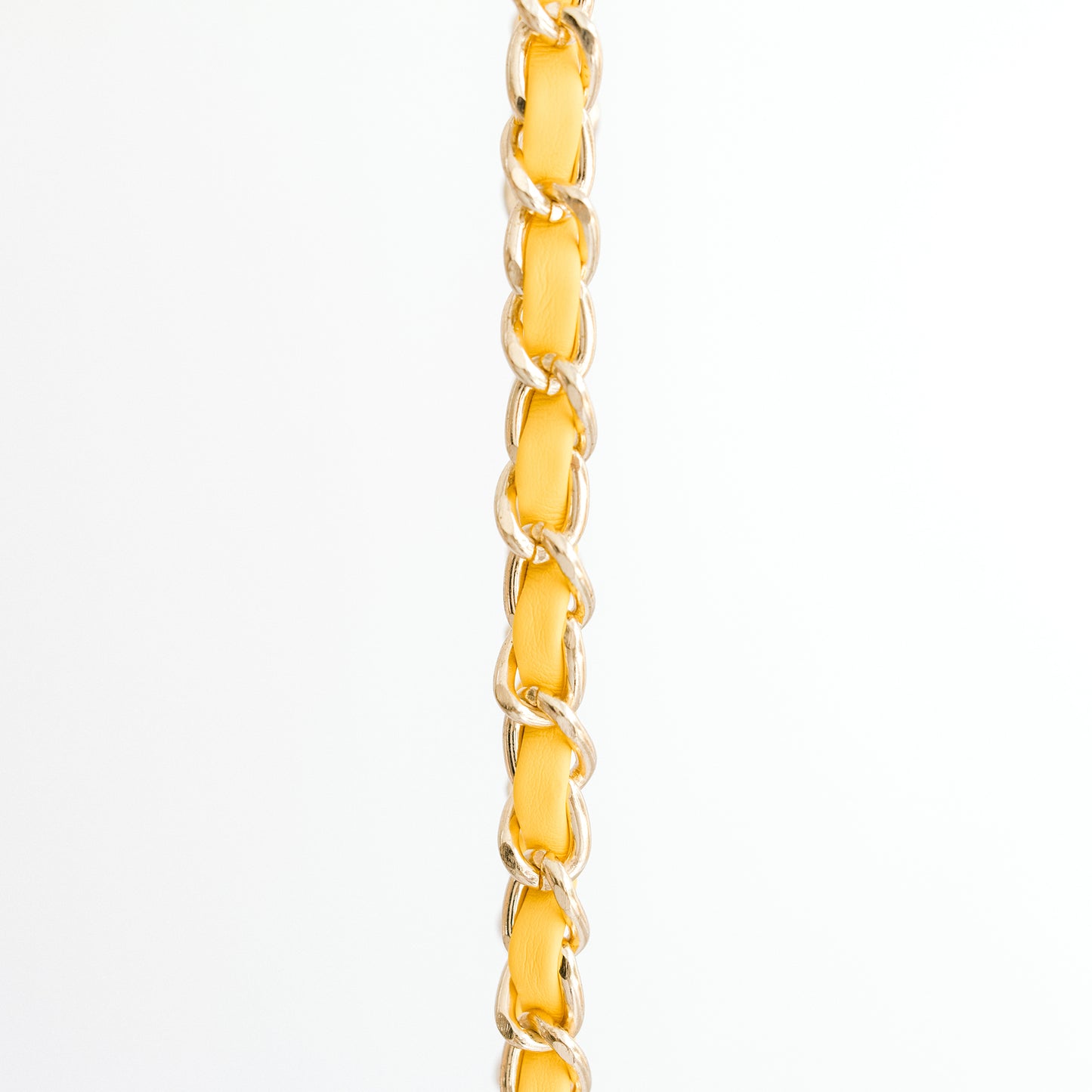 Chain Mail Strap in Yellow