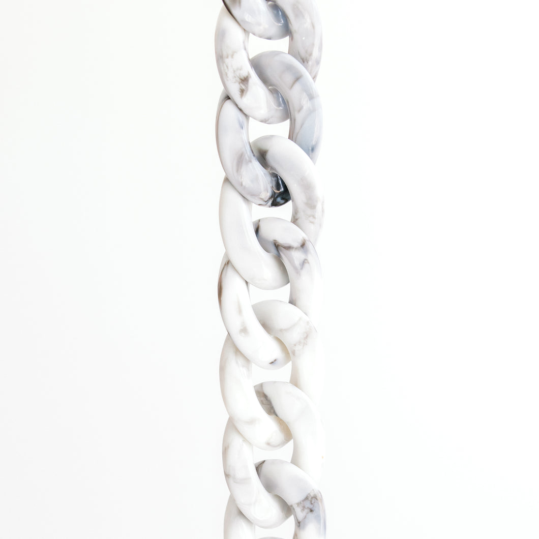 Chunky Chain Strap in Marble