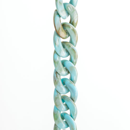 Chunky Chain Strap in Turquoise