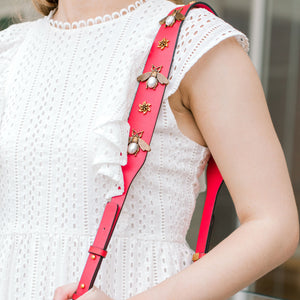 Bee Strap in Red