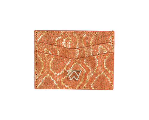 Kelly Wynne - Cha Ching Card Case Wallet in OT Orange