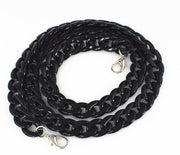 Chunky Chain Strap in Black (Wholesale)