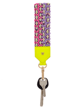 Load image into Gallery viewer, Keep on Cruisin Keychain in Neon Yellow
