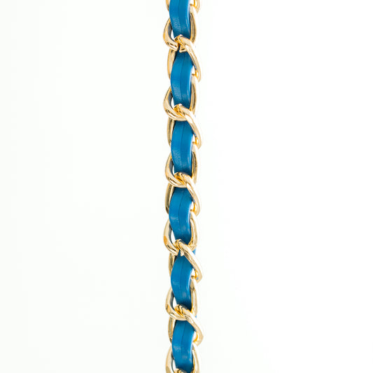 Chain Mail Strap in Blue