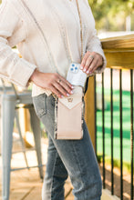 Load image into Gallery viewer, Kelly Wynne - Out &amp; About Phone Crossbody in Sand
