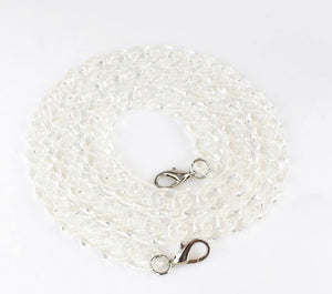 Chunky Chain Strap in Clear