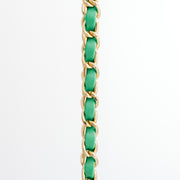 Chain Mail Strap in Green