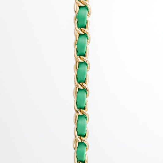 Chain Mail Strap in Green