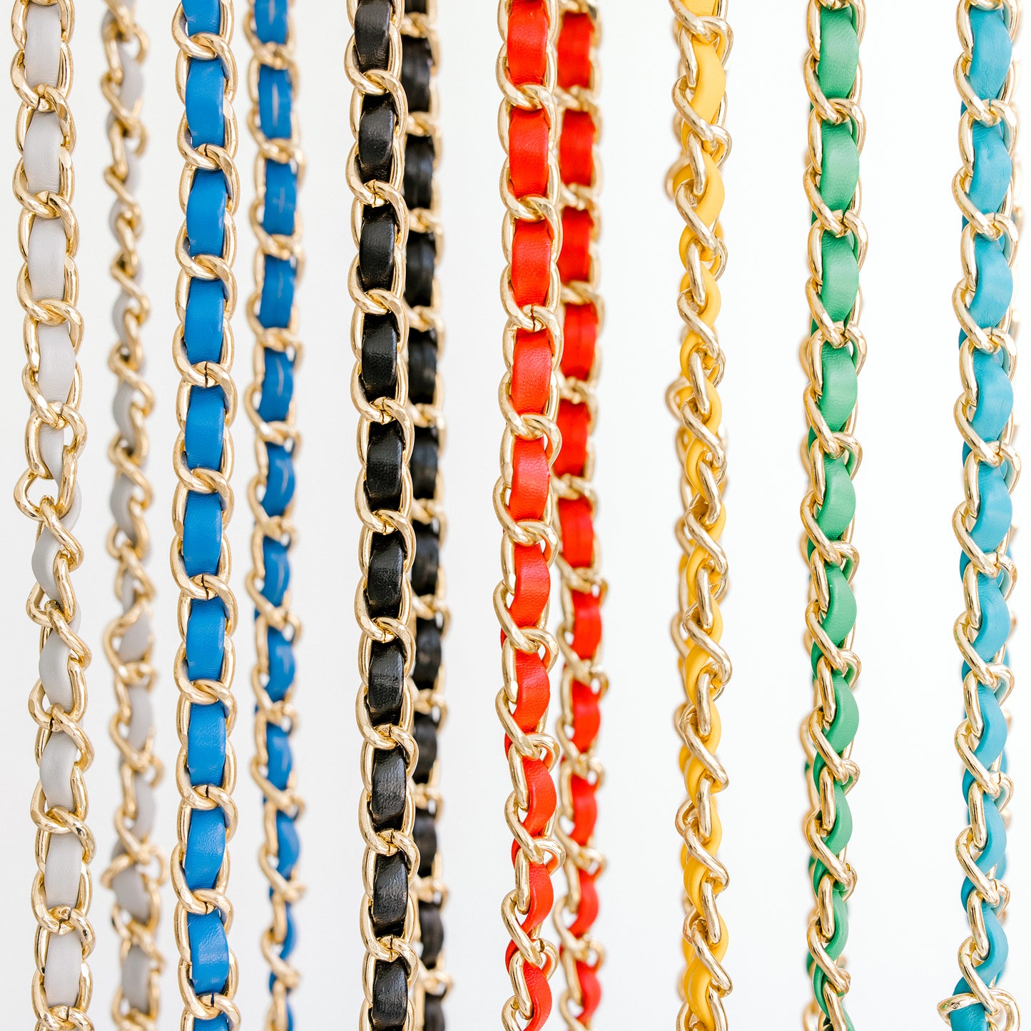 Chain Mail Strap in Orange