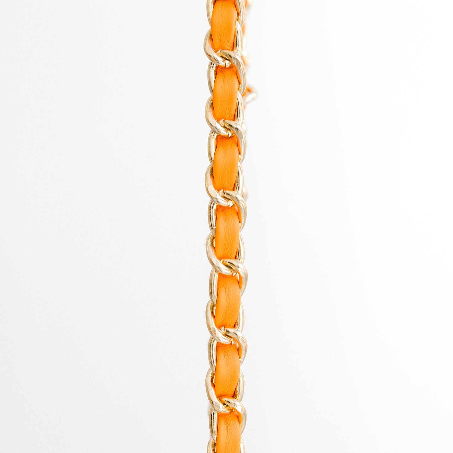 Chain Mail Strap in Orange
