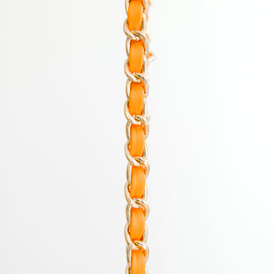 Chain Mail Strap in Orange