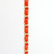 Chain Mail Strap in Red