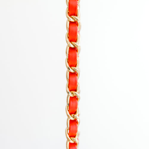 Chain Mail Strap in Red