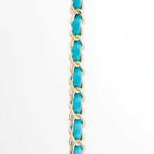 Load image into Gallery viewer, Chain Mail Strap in Turquoise