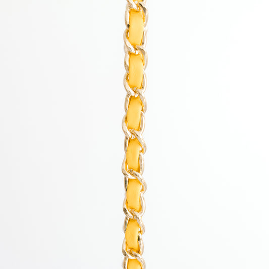 Chain Mail Strap in Yellow