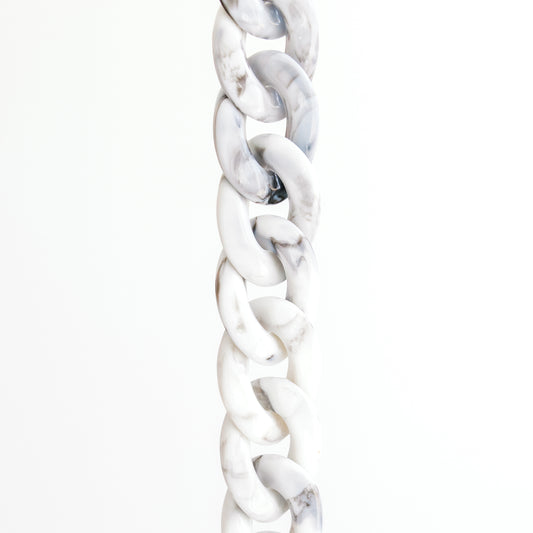 Chunky Chain Strap in Marble
