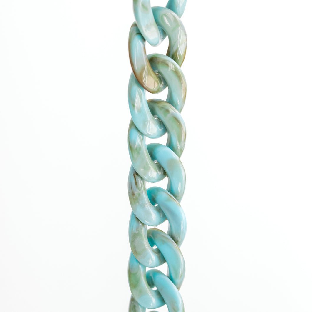 Chunky Chain Strap in Turquoise