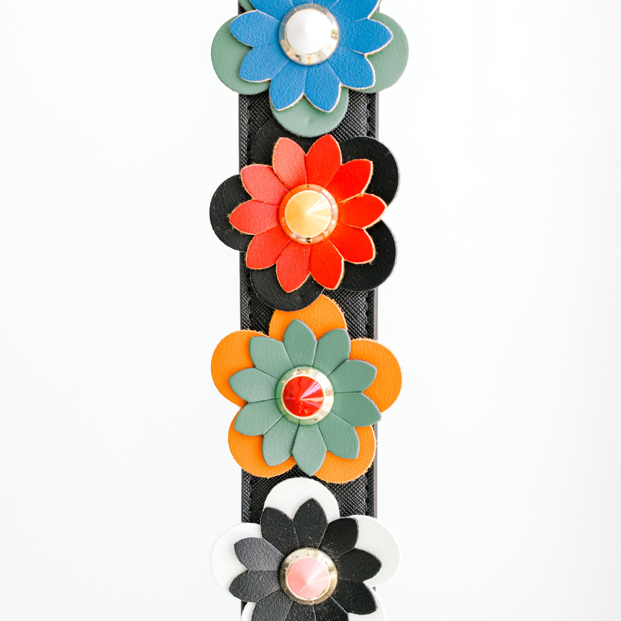 Flower Strap in Multi Black (Wholesale)
