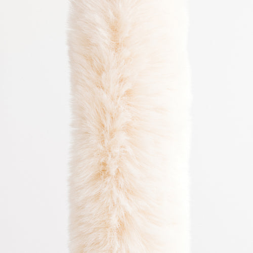 Fur Strap in White